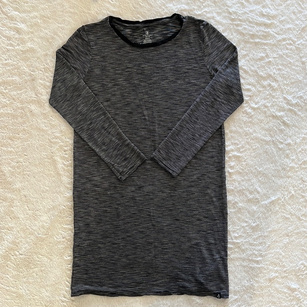 Volcom Long Sleeve T-shirt Dress, Women’s Size S